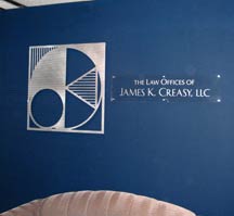 Creasy office signs