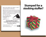 stocking stuffer postcard