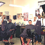 Freeway's barbershop set